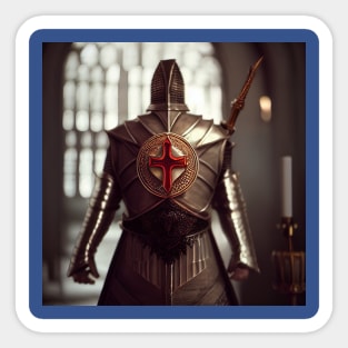 Knights Templar in The Holy Land Sticker